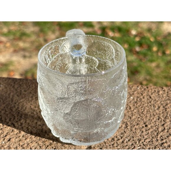 McDonalds Flintstones Rocky Road Mug Textured Frosted Stone Design USA Two 1993 - Picture 2 of 8